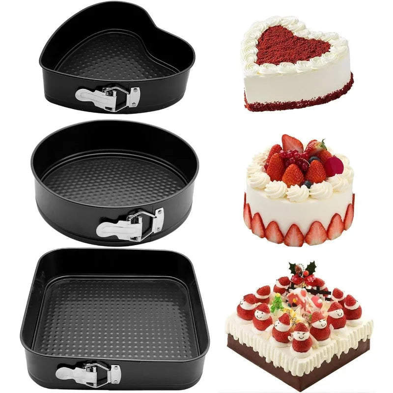 Nonstick Carbon Steel Cakes Molds Bake Pan